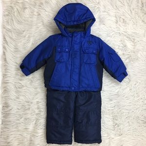 Boy blue snowsuit size 24 months